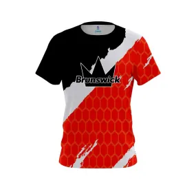 Brunswick Split Power Red CoolWick Bowling Jersey