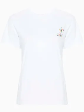 Logo-embroidered t-shirt