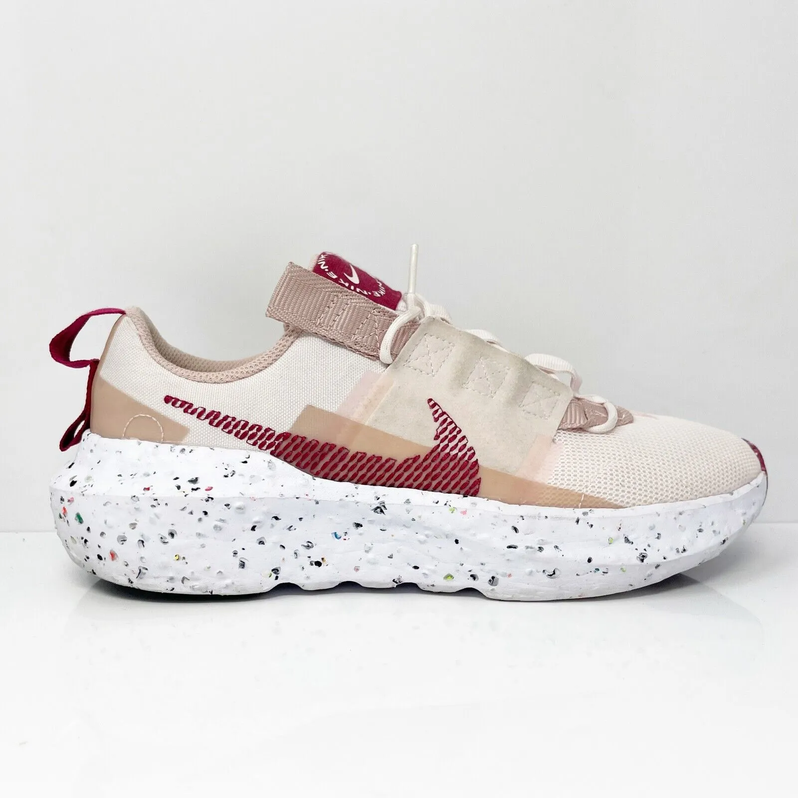 Nike Womens Crater Impact CW2386-600 Pink Running Shoes Sneakers Size 8.5