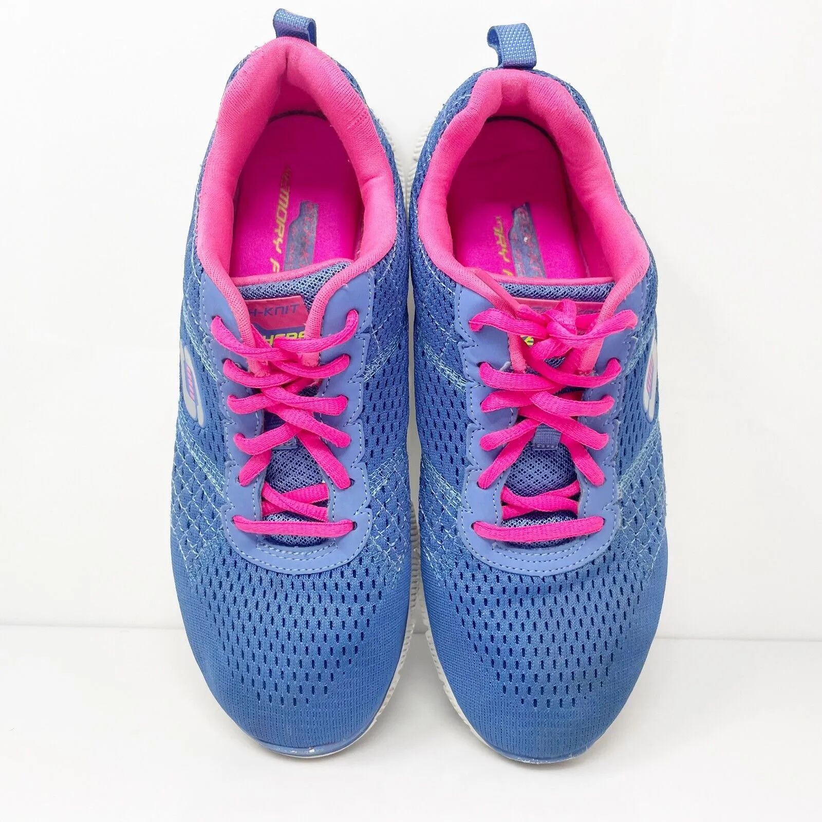 Skechers Womens Skech Knit 12058TX Blue Running Shoes Sneakers Size 8
