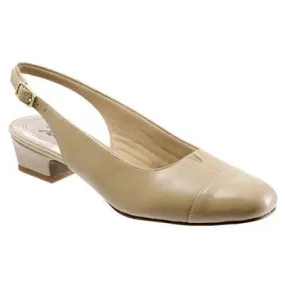 Trotters Dea Heel Nude Leather (Women's)