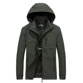 Xituodai Men's Windbreaker Jackets Waterproof Military Hooded Water Proof Wind Breaker Casual Coat Male Clothing 2021 Autumn Jac